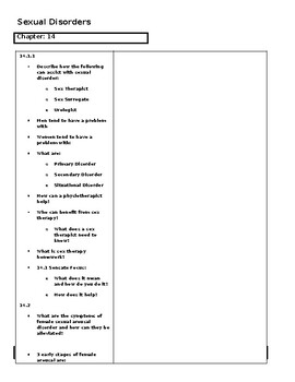 Preview of Discovering Human Sexuality 5th Ed Chapter 14 Sexual Disorders Study Guide