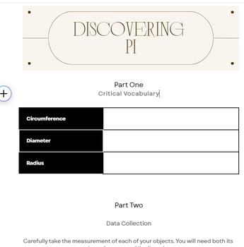 Preview of Discovering Pi