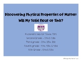 Discovering Properties of Matter: Will My Solid Float or Sink?
