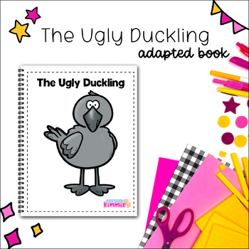 Preview of The Ugly Ducking Adapted Book for Special Education Fairy Tale Circle Time Fun