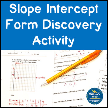 Preview of Slope Intercept Form Introduction Discovery Activity