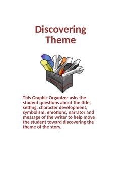 Preview of Discovering Theme for Grades 8-12