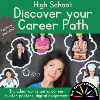 Preview of Discovering Your Career Path - High School Career Class, Business, CTE, 4 days!
