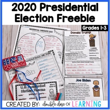 Preview of Discovering the 2020 Presidential Election FREEBIE Sampler