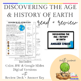 Discovering the Age and History of Earth - Read and Review