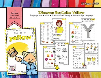 Preview of Discovering the Color Yellow - Workbook