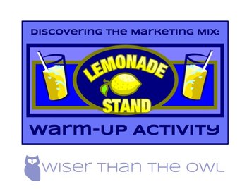 Preview of Discovering the Marketing Mix: Lemonade Stand Warm-Up Activity