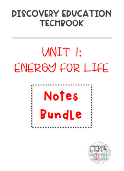 Preview of Discovery Education Techbook - Energy for Life Notes Bundle