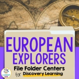 Social Studies File Folder Centers: European Explorers & A