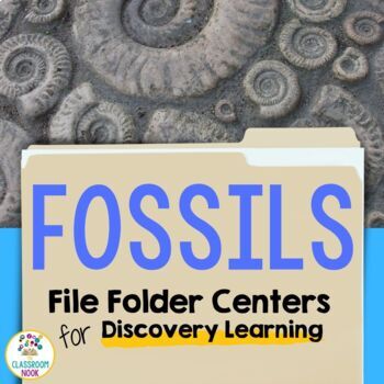 Science File Folder Centers: Fossils (how fossils form, types of ...