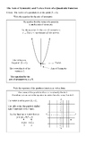 Discovery Task:  Quadratic Functions, Axis of Symmetry, an