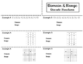 Discrete Domain & Range Foldable