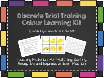 Preview of Discrete Trial Learning Kit:  Colours