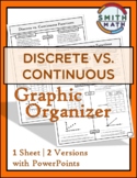 Discrete vs Continuous - Graphic Organizer