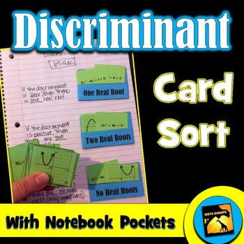 Preview of Discriminant Card Sort (for Quadratic Equations)