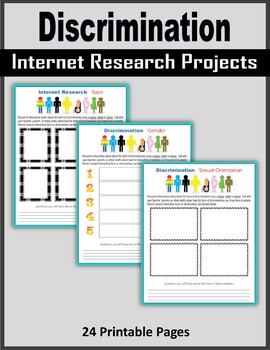 Preview of Discrimination - Internet Research Projects