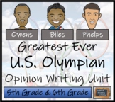 Greatest U.S. Olympian Opinion Writing Unit | 5th Grade & 