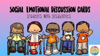 Preview of Discussion Cards- Students with Disabilities