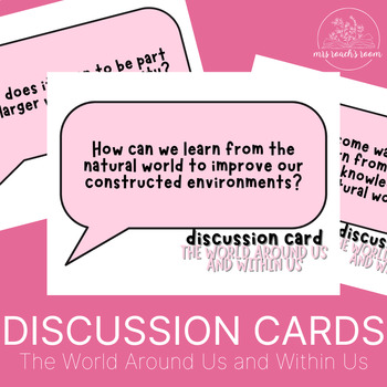 Preview of Discussion Cards: The World Around Us and Within Us