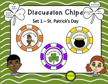 Preview of Discussion Chips: St. Patrick's Day Set 2