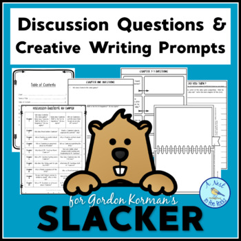 Preview of Discussion Questions & Creative Writing I Korman's Slacker I Print & Digital