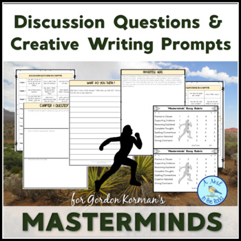 Preview of Discussion Questions & Creative Writing Prompts for Korman's Masterminds