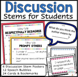 Discussion Sentence Stems