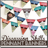Discussion Skills Pennant Banners