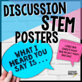 Discussion Stems Posters