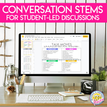 Preview of Discussion Stems: Talk Moves for Student-Led Conversations | Digital and Print
