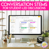 Discussion Stems: Talk Moves for Student-Led Conversations