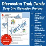 Discussion Task Cards - Deep Dive Discussion Protocol
