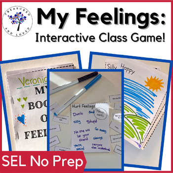 Preview of Feelings in My Heart an Emotional Regulation Activity & Parent Communication