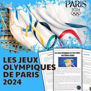 Preview of Discussion en français | Olympic Adventures| Paris 2024 Activity Pack