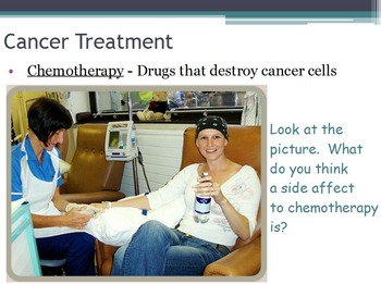 Preview of Diseases - Cancer w/worksheet (SMART BOARD)