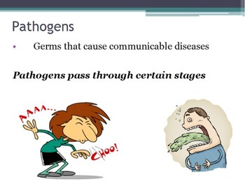 Preview of Diseases - Stages of Infectious Diseases w/worksheet (SMART BOARD)