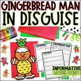 Disguise a Gingerbread Man Craft and Writing Activities fo