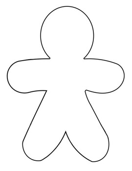 Preview of Disguise a Gingerbread Man Template