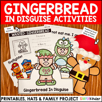 Preview of Disguise a Gingerbread Man Writing & Craft, Gingerbread in Disguise Project