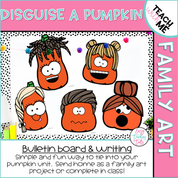 Preview of Disguise a Pumpkin Craft and Writing