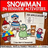 Disguise a Snowman Writing & Craft, Snowman in Disguise Pr