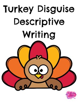 Preview of Disguise a Turkey Descriptive Writing Craft + Activity