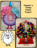Disguise a Turkey Family Project Printable to pair with "T