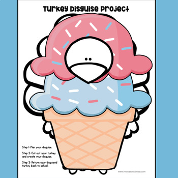 Disguise A Turkey Ice Cream Disguise By The SLP And Me TPT   Original 10500229 1 