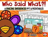 Disguise a Turkey: Making Inferences