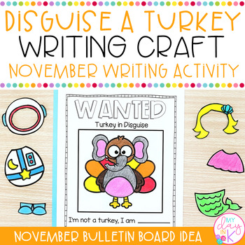 Preview of Disguise a Turkey November Writing Activity | Thanksgiving Writing & Craft