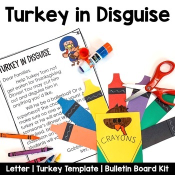 Preview of Disguise a Turkey | Turkey Trouble | Family Home Project