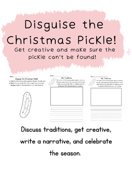 Preview of Disguise the Christmas Pickle: Holidays Around the World