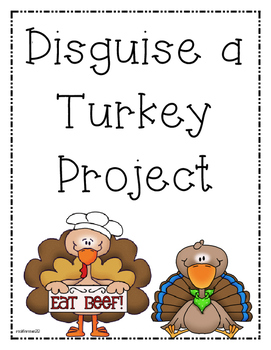 Preview of Disguise the Turkey: A Thanksgiving Project
