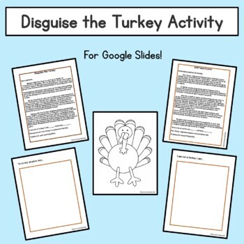 Preview of Disguise the Turkey  in English and Spanish